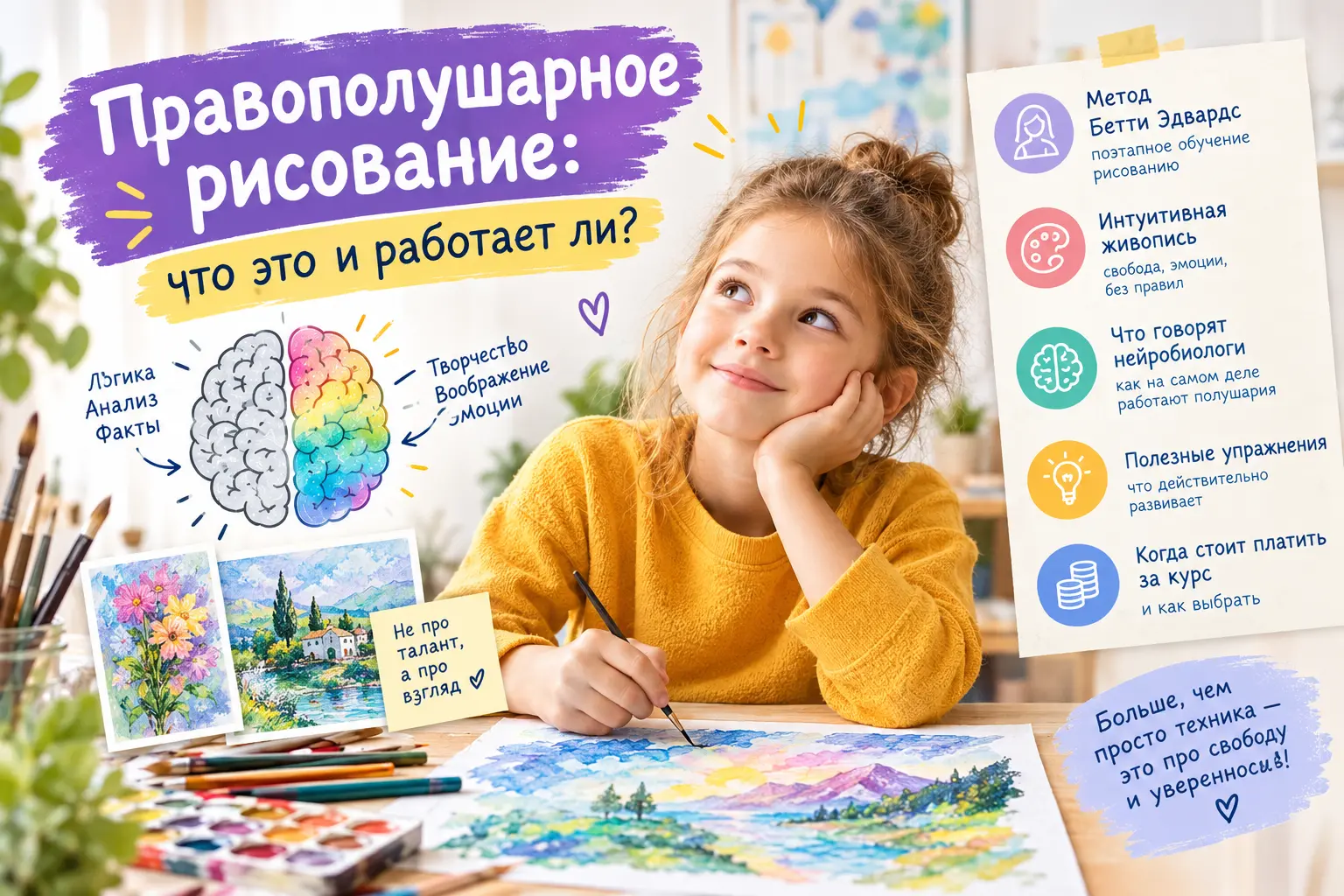 Рисование вверх ногами: упражнение из метода Бетти Эдвардс